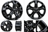 4x doskonałe czarne felgi 17" 5x114,3 do Dacia Duster