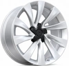 4x srebrne kute felgi 19" rozstaw 5x114,3 do Tesli Model Y